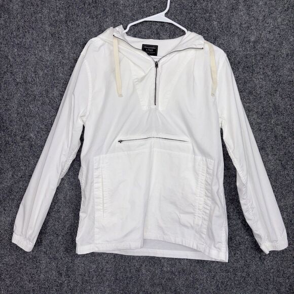 Abercrombie Anorak Jacket Mens Size S White - Picture 1 of 8